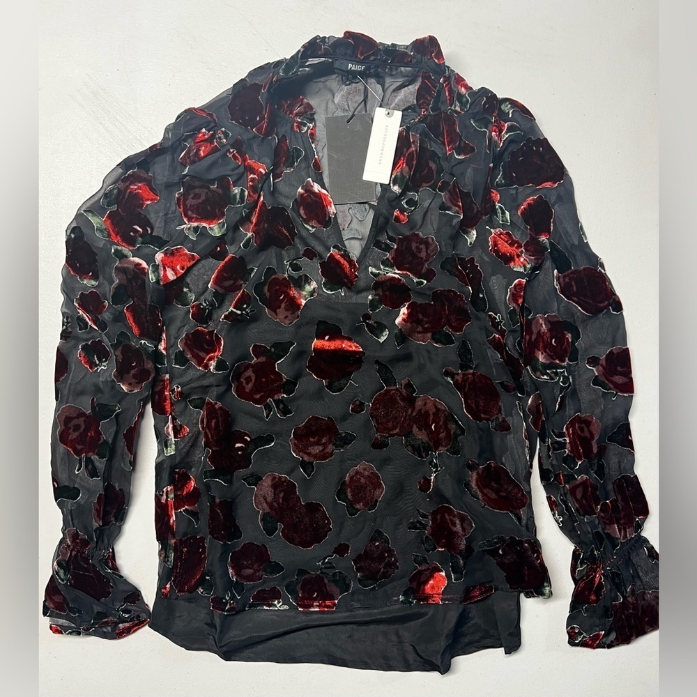 NWT Paige Laurin Blouse - Picture 5 of 6